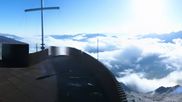 Archiviertes Webcam Bild: Schnalstaler Gletscher - Aussichtsplattform Grawandspitze am 27.08.2026 um 02:14 Uhr