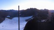 Archived webcam image showing Val Senales Glacier - Viewing platform Grawand on 15 Sep 2026 at 06:29