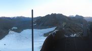 Archived webcam image showing Val Senales Glacier - Viewing platform Grawand on 15 Sep 2026 at 07:29