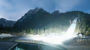 Archived webcam image showing Kranjska Gora - Planica Nordic Center on 6 Apr 2026 at 02:53