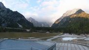 Archived webcam image showing Kranjska Gora - Planica Nordic Center on 22 Apr 2026 at 07:10
