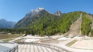 Archived webcam image showing Kranjska Gora - Planica Nordic Center on 25 Apr 2026 at 10:24