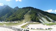 Archiviertes Webcam Bild: Kranjska Gora - Nordisches Zentrum Planica am 26.08.2026 um 14:09 Uhr