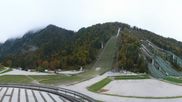 Archiviertes Webcam Bild: Kranjska Gora - Nordisches Zentrum Planica am 10.10.2026 um 08:47 Uhr