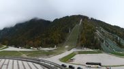 Archiviertes Webcam Bild: Kranjska Gora - Nordisches Zentrum Planica am 10.10.2026 um 10:47 Uhr