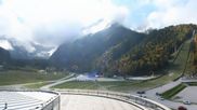 Archiviertes Webcam Bild: Kranjska Gora - Nordisches Zentrum Planica am 11.10.2026 um 14:11 Uhr