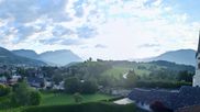 Archived webcam image showing View of the panorama pool in Gröbming on 12 Jul 2026 at 06:42