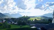 Archived webcam image showing View of the panorama pool in Gröbming on 12 Jul 2026 at 07:42