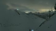 Archived webcam image showing Hintertux Glacier - Top station Gefrorene Wand on 16 Mar 2026 at 02:57