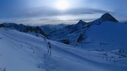 Archived webcam image showing Hintertux Glacier - Top station Gefrorene Wand on 4 May 2026 at 04:03