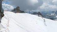 Archived webcam image showing Hintertux Glacier - Top station Gefrorene Wand on 20 Jun 2026 at 12:35