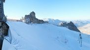 Archived webcam image showing Hintertux Glacier - Top station Gefrorene Wand on 12 Jul 2026 at 07:13