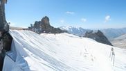 Archived webcam image showing Hintertux Glacier - Top station Gefrorene Wand on 12 Jul 2026 at 10:13