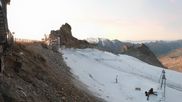 Archived webcam image showing Hintertux Glacier - Top station Gefrorene Wand on 20 Sep 2026 at 06:59
