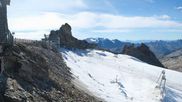 Archived webcam image showing Hintertux Glacier - Top station Gefrorene Wand on 20 Sep 2026 at 10:59