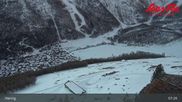 Archived webcam image showing Saas-Fee: Top station Hannig on 26 Feb 2026 at 07:28