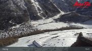 Archived webcam image showing Saas-Fee: Top station Hannig on 26 Feb 2026 at 15:28