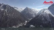 Archiviertes Webcam Bild: Saas-Fee: Bergstation Hannig am 09.03.2026 um 11:02 Uhr