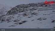 Archived webcam image showing Saas-Fee: Top station Hannig on 22 Mar 2026 at 07:26