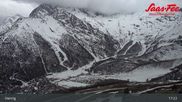 Archiviertes Webcam Bild: Saas-Fee: Bergstation Hannig am 12.04.2026 um 17:21 Uhr