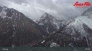 Archiviertes Webcam Bild: Saas-Fee: Bergstation Hannig am 12.04.2026 um 19:21 Uhr