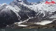 Archiviertes Webcam Bild: Saas-Fee: Bergstation Hannig am 21.04.2026 um 11:26 Uhr