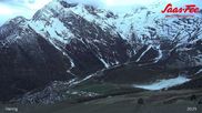 Archived webcam image showing Saas-Fee: Top station Hannig on 6 May 2026 at 03:40