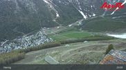 Archived webcam image showing Saas-Fee: Top station Hannig on 21 May 2026 at 03:53