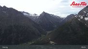 Archived webcam image showing Saas-Fee: Top station Hannig on 4 Jun 2026 at 09:38