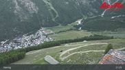 Archived webcam image showing Saas-Fee: Top station Hannig on 8 Jul 2026 at 05:08
