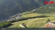 Archiviertes Webcam Bild: Saas-Fee: Bergstation Hannig am 12.07.2026 um 08:38 Uhr
