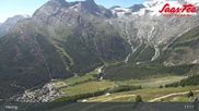Archiviertes Webcam Bild: Saas-Fee: Bergstation Hannig am 12.07.2026 um 11:38 Uhr