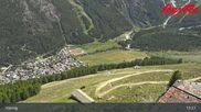 Archiviertes Webcam Bild: Saas-Fee: Bergstation Hannig am 12.07.2026 um 15:38 Uhr