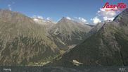 Archiviertes Webcam Bild: Saas-Fee: Bergstation Hannig am 12.07.2026 um 17:38 Uhr