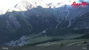 Archiviertes Webcam Bild: Saas-Fee: Bergstation Hannig am 12.07.2026 um 19:00 Uhr