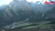 Archived webcam image showing Saas-Fee: Top station Hannig on 20 Jul 2026 at 03:22