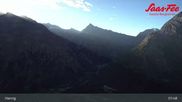 Archiviertes Webcam Bild: Saas-Fee: Bergstation Hannig am 26.08.2026 um 08:10 Uhr