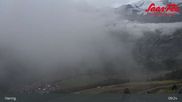 Archived webcam image showing Saas-Fee: Top station Hannig on 18 Sep 2026 at 09:48