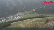 Archived webcam image showing Saas-Fee: Top station Hannig on 18 Sep 2026 at 11:48