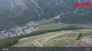 Archived webcam image showing Saas-Fee: Top station Hannig on 18 Sep 2026 at 17:48
