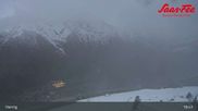 Archived webcam image showing Saas-Fee: Top station Hannig on 22 Oct 2026 at 03:47
