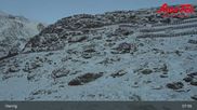 Archived webcam image showing Saas-Fee: Top station Hannig on 22 Oct 2026 at 08:47