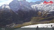 Archived webcam image showing Saas-Fee: Top station Hannig on 22 Oct 2026 at 11:47