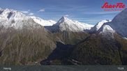 Archived webcam image showing Saas-Fee: Top station Hannig on 22 Oct 2026 at 15:47