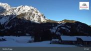 Archiviertes Webcam Bild: 3 Zinnen Dolomiten: Skilifte Prags am 26 Feb 2026 um 08:10 Uhr