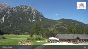 Archived webcam image showing Ski lifts Prags (3 Zinnen Dolomites) on 30 Jul 2026 at 11:55