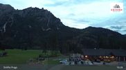 Archived webcam image showing Ski lifts Prags (3 Zinnen Dolomites) on 14 Sep 2026 at 01:53