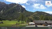 Archived webcam image showing Ski lifts Prags (3 Zinnen Dolomites) on 14 Sep 2026 at 13:53