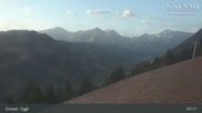 Archived webcam image showing Gstaad - Mountain Restaurant Eggli on 1 Aug 2026 at 07:54