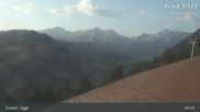 Archived webcam image showing Gstaad - Mountain Restaurant Eggli on 1 Aug 2026 at 08:54